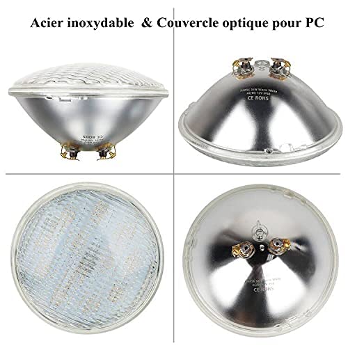 Lampe LED Piscine PAR56 RGB 36W - Étanche IP68 Avec Télécommande Pour Éclairage Multicolore