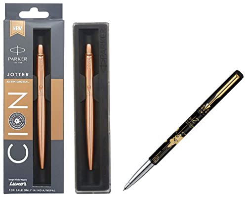 Parker Classic Gold GT Ball Pen - Gold Plated Stainless Steel, Blue Ink - View #8