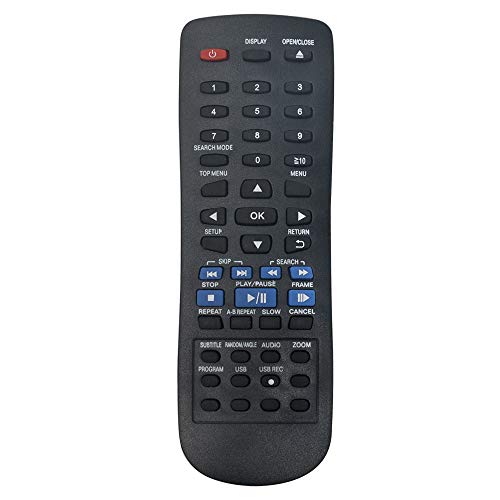 N2QAYA000015 Replace Remote Control Compatible with Panasonic DVD Player DVD-S48 DVD-S68 DVD-S500EP-K DVD-S500 DVD-S700 DVDS48 DVDS68