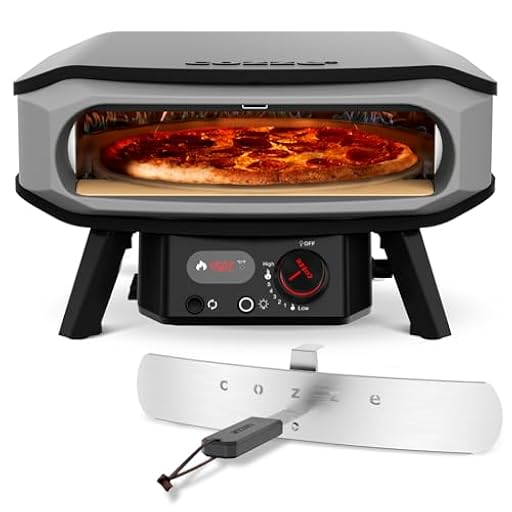 cozze® Horno de Pizza 17" PREMIUM ROTATE a Gas con Piedra Incluida y Encendido Automático Hornea | Pizza en 2 Minutos | Ya disponible en tu tienda friki favorita! En mundofriki.es!