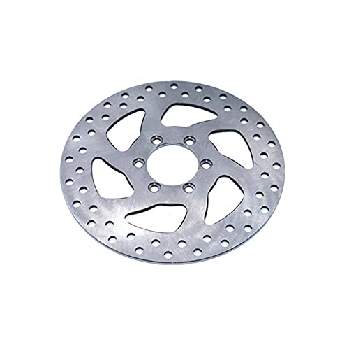 GUIFUG Disque de Plaque de Frein à Disque Avant et arrière Moto avec 6 Trou de Montage/Ajustement pour Le Scooter électrique Halle E-Bike (Color : 160mm) Cover