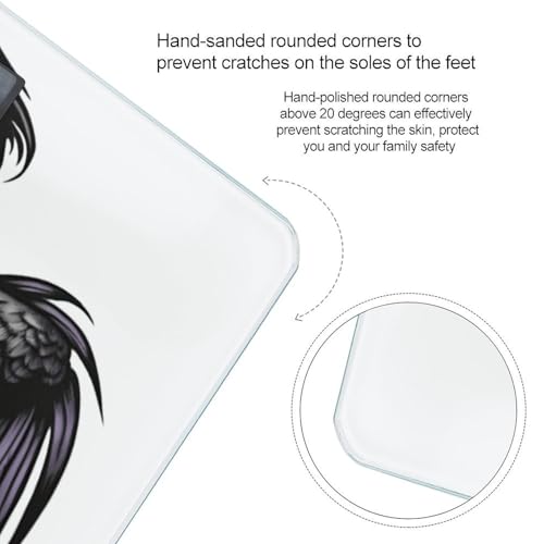 Báscula Digital de Vidrio Templado Ravens para Baño miniatura 4