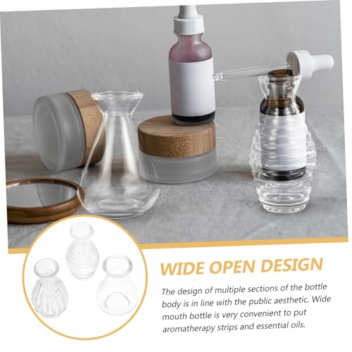 Cabilock 3pcs Difusor Aromático Mini Jarra Vacía miniatura 3