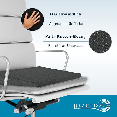 Beautissu BeauErgo Keilkissen für Stuhl und Home Office – Bild 6