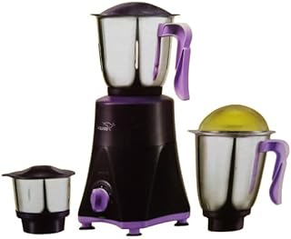 V-Guard Wizmix 750 Mixer Grinder | Delightful Experience | 750 W Energy Efficient Motor | Vortex Flow Technology, Purple Lavender