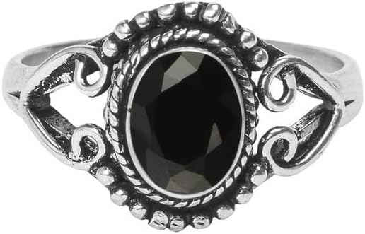 Gemstone Ring, Silver Ring, Silver Overlay Handmade Ring, Bohemian Jewelry, Silver Ring For Women Girls All Size US, Anniversary Gift, Gift For Her, Christmas Gift - Image 2