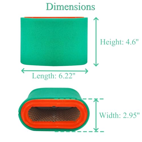 Arpisziv Air Filter 0D9723S Oil Filter 070185E Replaces For Ge-nerac 5721 Portable Maintenance Kit 0E1130WSRV Fit Guar-dian SM RV QP 220/760