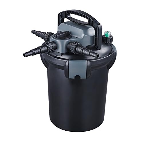 Jebao CBF-4000 Bio Pressurized Filter with 13-Watt UV, 1000 gal