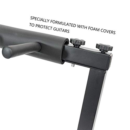Morimoe Guitar Bass Stand for Multiple Guitars Display Foldable Rack (9-Space)