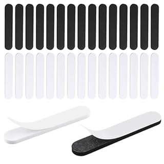 Sloewui Hat Size Reducer,30 Pack Hat Sizing Tape,Foam Tape for Hats to Make Smaller - Adjustable Hat Fitters Inserts for Cowboy,Western,Panama & Straw Hat (Black + White)​