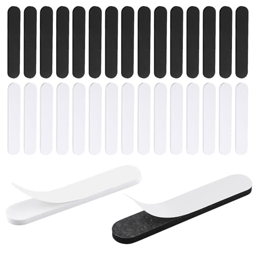 Sloewui Hat Size Reducer,30 Pack Hat Sizing Tape,Foam Tape for Hats to Make Smaller - Adjustable Hat Fitters Inserts for Cowboy,Western,Panama & Straw Hat (Black + White)​