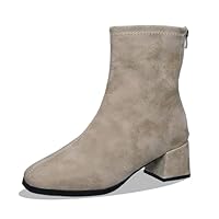 TYUIOP Warehouse s Womens Boots Ankle Boots Low Block Heel Short Shoes Ladies Size 5 UK UK Women Knee High Wide Calf Knee High Flat Work