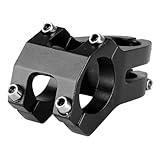 ONBICLE Cycle Stem Aluminum Alloy Handlebar Riser Extender Cycling Bicycle Bike MTB Handlebar Stem High-Strength (Black)