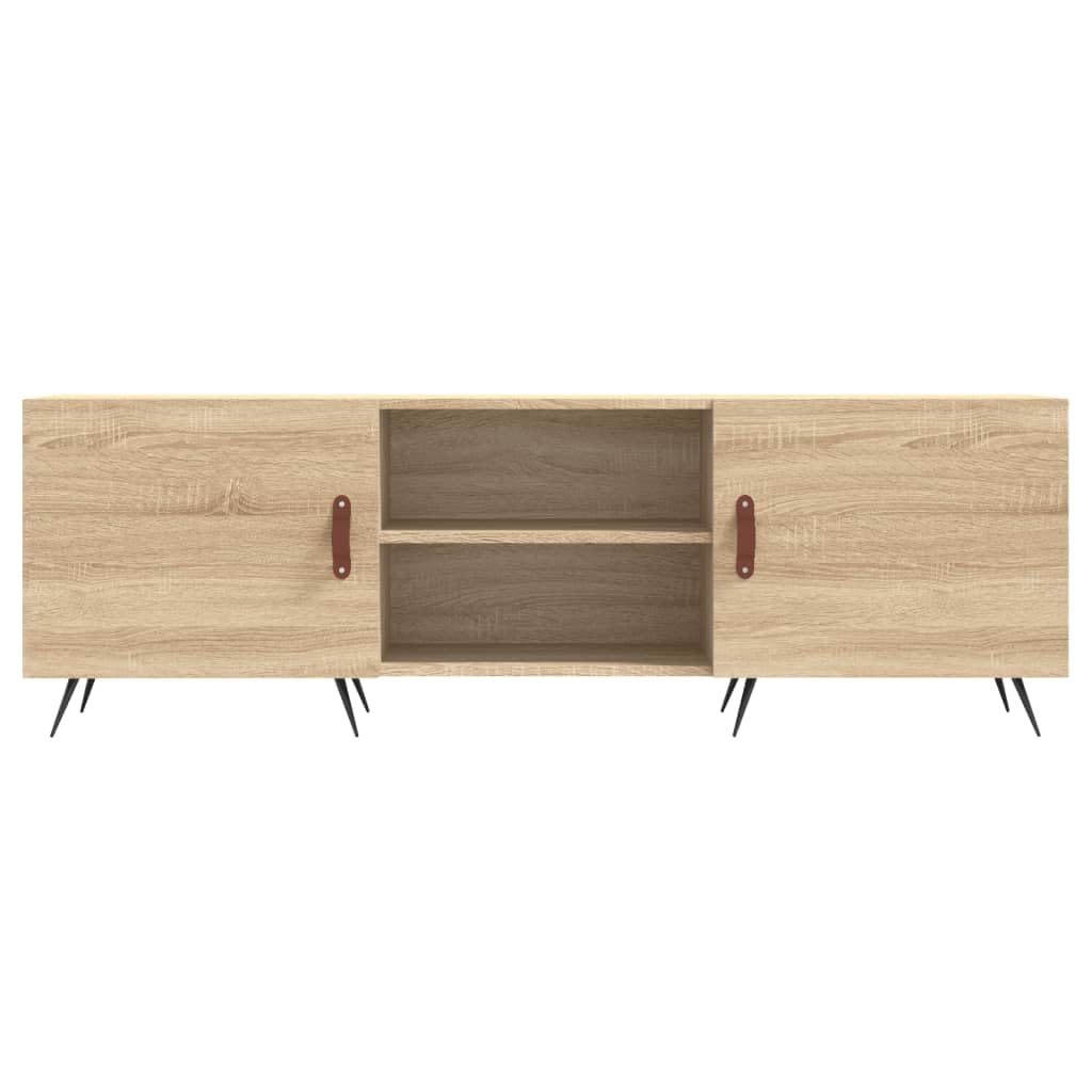 vidaXL Mobile Porta TV Rovere Sonoma 150x30x50 cm in Legno Multistrato, mobiletto, mobiletto HiFi, Mobile per dispositivi multimediali, Supporto TV