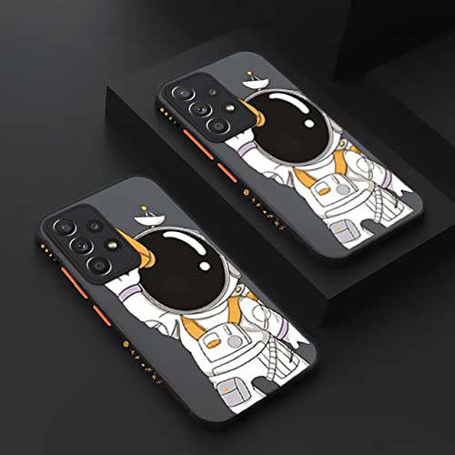 Coque Samsung S21 FE astronaute noir rigide protection Galaxy A52