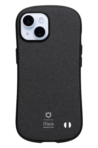 iFace First Class Sense iPhone 15 ケース (ブラック)【アイフェイス アイフォン15 用 マット iphone15 用 カバー 韓国 耐衝撃 ストラップホール】