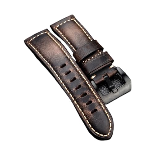 Bracelet de montre en cuir gris italien fait main haute qualité 20 22 24 mm