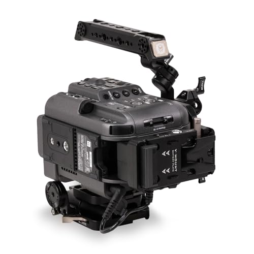 Image of Tilta Vertical Mounting Camera Cage Kit Compatible with Sony FX6 | Includes: Baseplate | Side Arm | Functional Top Plate | Battery Plate | Vertical Mounting Plate | Video Mounting Bracket | Top Handle