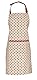 Dexam Unisex 16050480 Star Schürze für Erwachsene, Cream, red, One Size