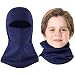 aegend Kids Balaclava Windproof Ski Face Mask for Cold Weather, Neck Warmer Fleece Balaclava Hood, Snowboard Cycling Hat Outdoors Mask, 1 Piece, Blue