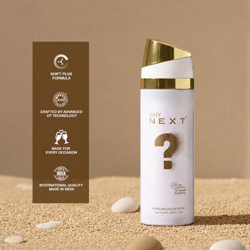 Image of Next Care Why Perfumed Body Spray for Men & Women | Long Lasting Unisex Deodorant Spray | Fresh Fragrance | 200ml