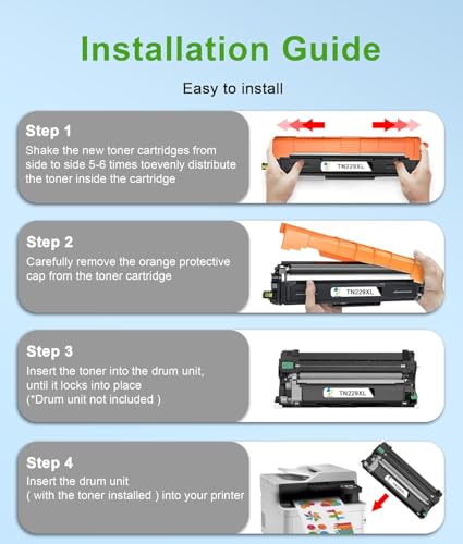 Image of TN229XL TN229XLY Yellow High Yield Toner Cartridge Compatible Replacement for Brother TN229XL TN-229XL TN229 for Brother MFC-L3780CDW MFC-L3720CDW HL-L3280CDW HL-L3300CDW Printers (1 Pack)