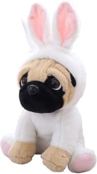 Buhi Dog Plush Pug, French Bulldog, Bulldog, Nose Pincher, Buhi Soft Toy, Fluffy, Dog, Body Pillow, Cute, Doll, Soft, Toy, Boys, Girls, Girls, Birthday, Celebration, Gift, Gift