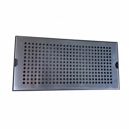 Plateau perforé acier inoxydable accessoire cuisine polyvalent 70 cm