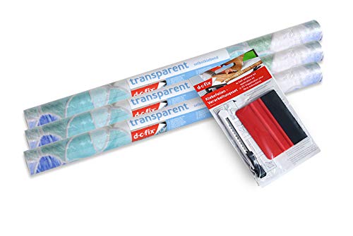 Película adhesiva para vidrio d-c-fix, 3 rollos 17x78 in miniatura 2