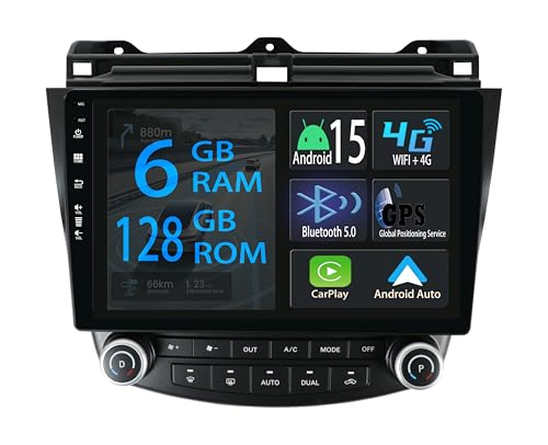 Autoradio Android Honda Accord 7, station multimédia Bluetooth avec écran tactile