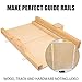 KETIPED 2 Pack Crosscut Sled for Table Saw, Miter Slot Runners, 3/4