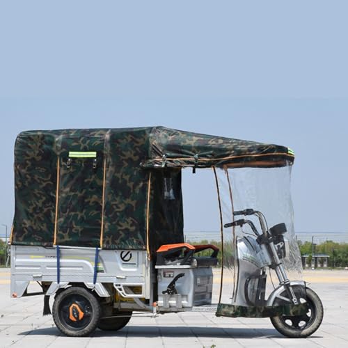 Funda para triciclo eléctrico universal lona impermeable 150 x 95 cm toldo para exteriores