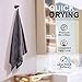 Orighty Bath Towel Pack of 4 - Soft Feel Grey Bath Towel Sets, Highly Absorbent Microfiber Towels for Body, Quick Drying, Microfiber Towels for Sport, Yoga, SPA, Fitness, (27’’ x 54’’)