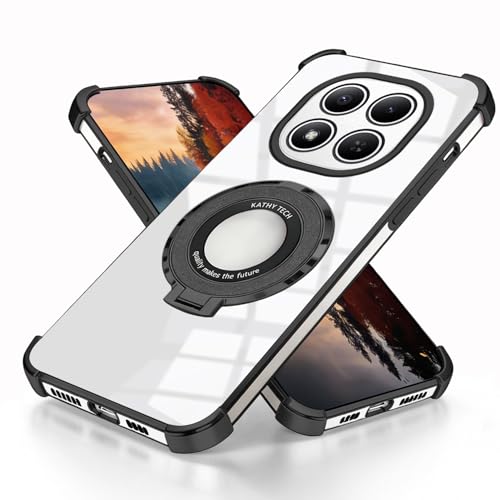 Wousunly �P�[�X�݊���������܂�Xiaomi Redmi Note 15 Pro 5G�P�[�X �N���A�����O�t���X�}�z�P�[�X�ϏՌ��g�уJ For Redmi Note 15 Pro 5G���� �y���^ �S�ʕی� (�u���b�N)