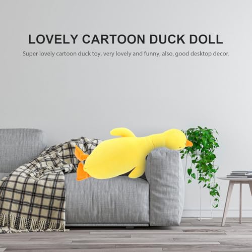 Pato de peluche amarillo Toyvian de algodón suave para decoración 5