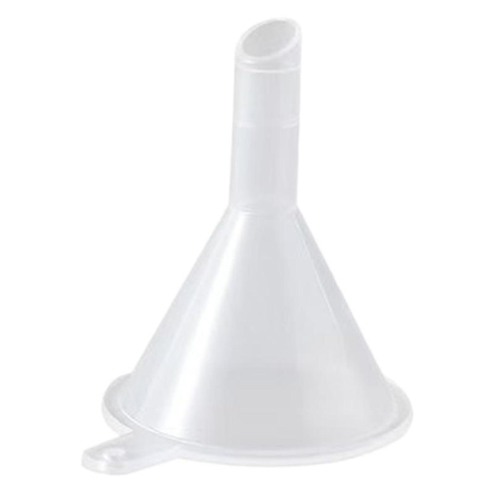 Tsawntd Funnels, Plastic Funnel 6mm Spout & 31mm Mouth Liquid Funnel with Hang Hole for Kitchen, Travel, DIY