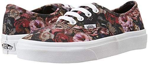 Image of Vans Unisex Authentic Moody Floral, Black and True White Sneakers - 7 UK /India (40.5 EU)
