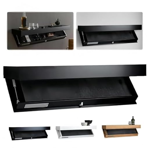 FATORM Floating Wall Shelves with Hidden Compartment