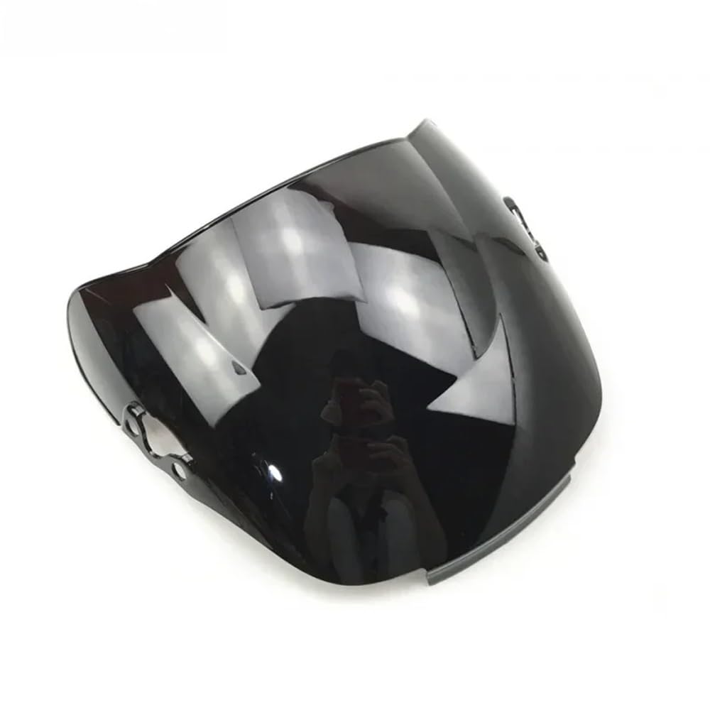 Windabweiser Motorrad Double Bubble Windschutzscheibe Windschutz Bildschirm Für CBR600F CBR600F2 CBR 600 F 600F F2 94 1991 1992 1993 1994 Schwarz