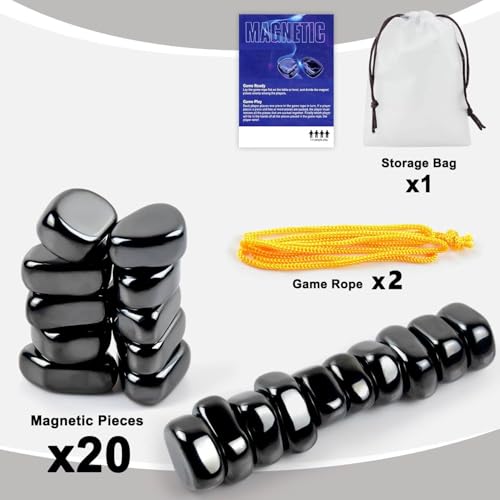 Image of Awestuffs Family Board Games for Adults and Kids - Ages 14 and up, 2 to 4 Players (Magnet Game for Adults & Kids)