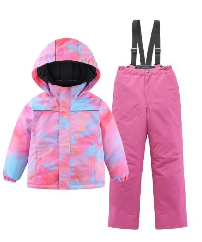 Image of Hiheart Boys Girls Winter Ski Jacket & Pants Set 2-Piece Snowsuit