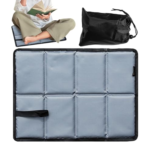 Yukelu キャンプ用シットパッド - キャンプシートクッション,大型折りたたみ防水保温スポンジマット 収納袋付き | 釣り散策ビーチ公園アウトドアスポーツイベント旅行向け