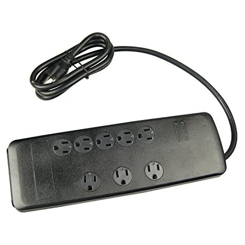 Woods 41618 Surge Protector with 8 Outlets Cover