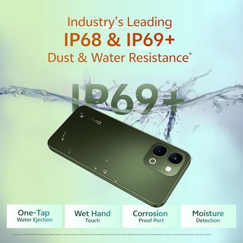 Image of vivo T5x 5G (Cyber Green, 6GB RAM, 128GB Storage) | 50MP AI Dual Camera | 32MP Selfie | 6.76 inch FHD+ Display | 7200mAh Battery | Dimensity 7400-Turbo Processor | Fast Charging | Dual SIM Smartphone
