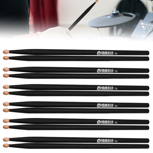 BAIFULAI Bacchette per Batteria 5A in Legno d'Acero
