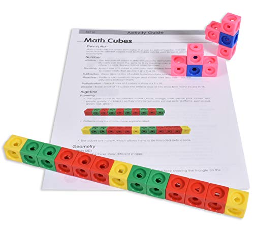 edx education 75166 Math Cubes - Set of 100 -Fidget Linking Cubes for Early Maths - Connecting Manipulative – Bild 7