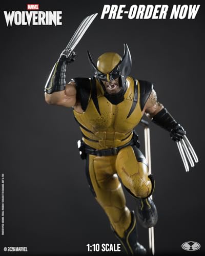 Image of McFarlane Toys- Marvel Wolverine 1:10th Scale Posed Statue