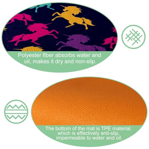 Tapis de cuisine antidérapant pour sécuriser et décorer