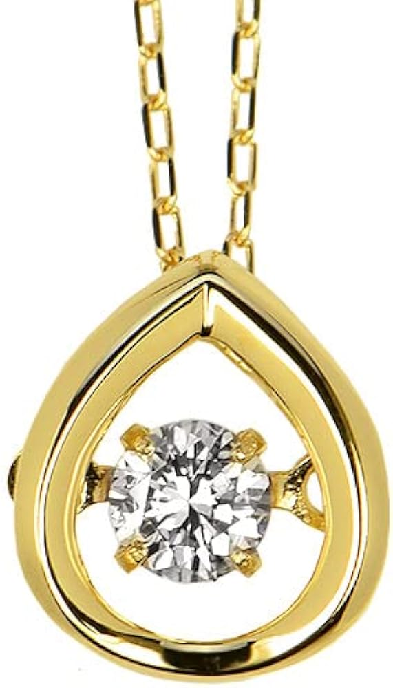 Amazon | [Diamond-Luxy] ダンシングストーン ダイヤモンド ネックレス