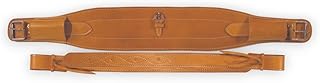 Buffalo Leather Light Oil Rear Cinch - Average Horse Size